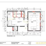 Architektenplan der Raumaufteilung