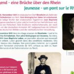 Ausschnitt einer Ausstellungstafel über Julius Lebers Kindheit am Rhein